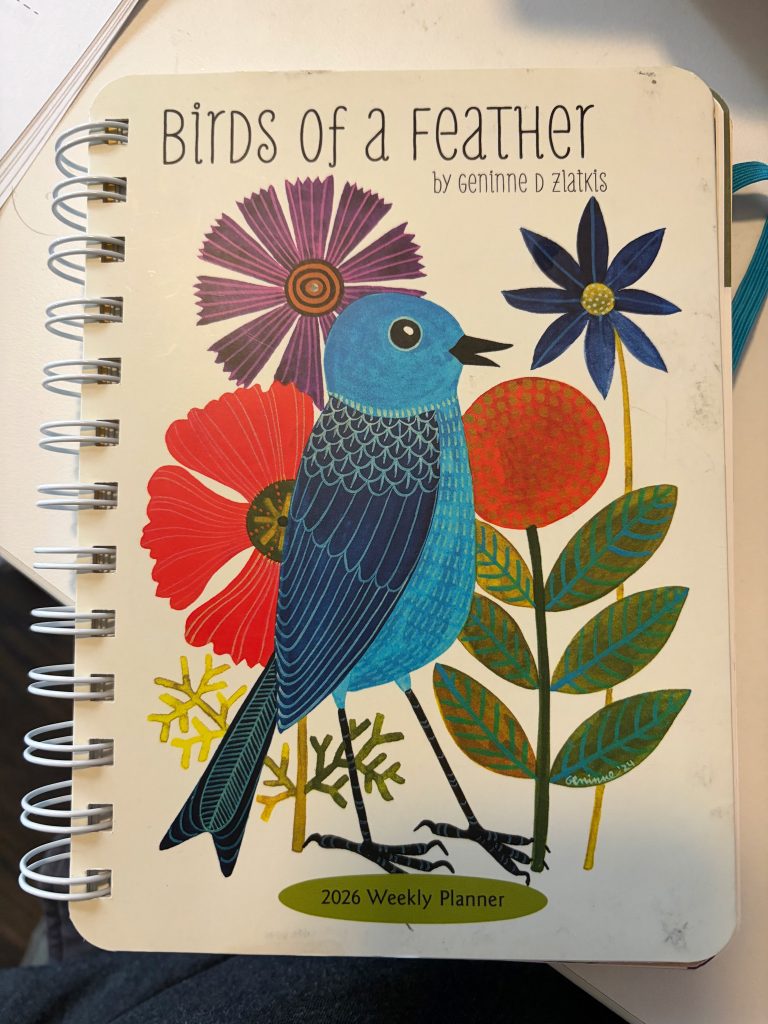 birds of a feather weekly planner